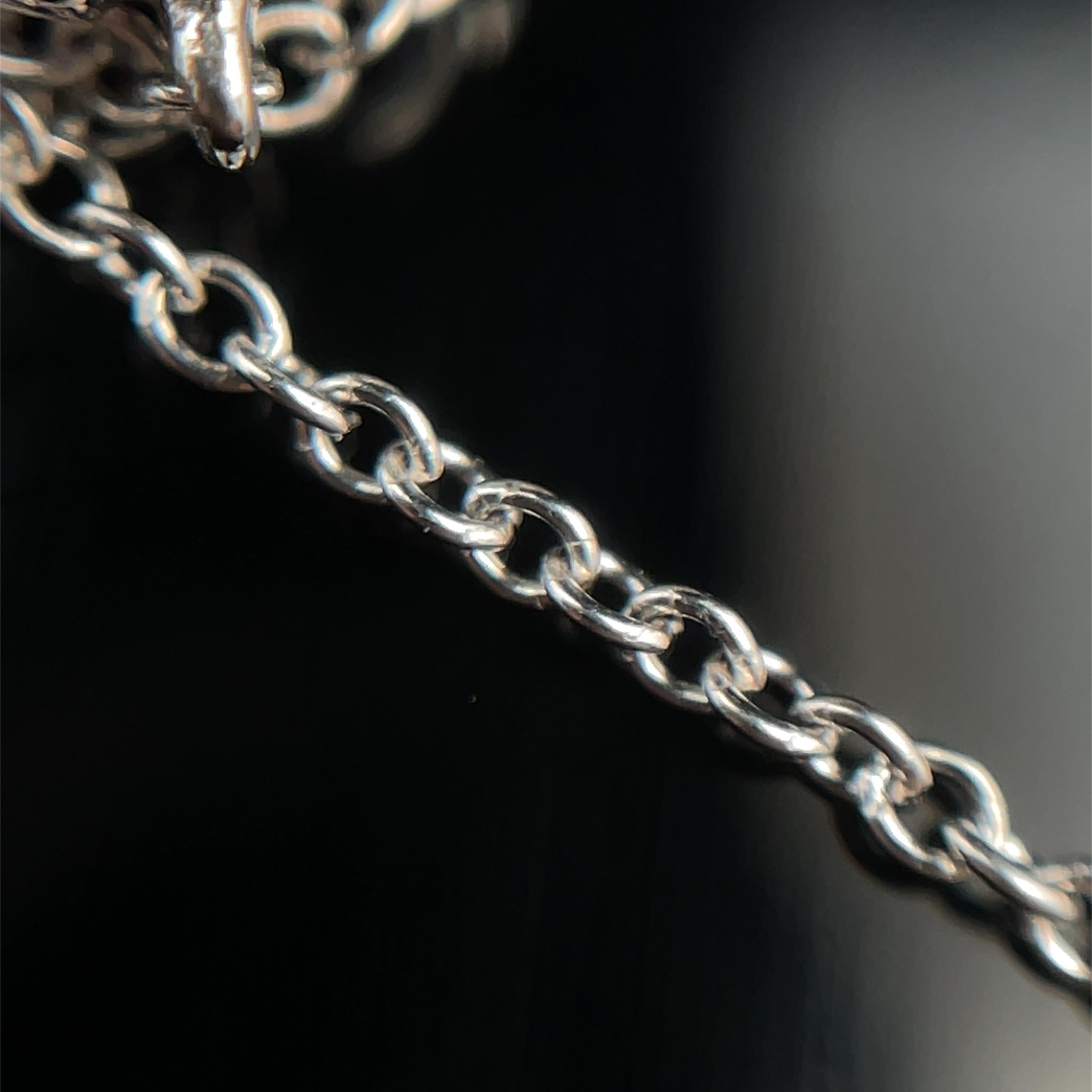 TIFFANY & CO. Platinum Pink Sapphire and Diamond Heart Pendant en vente 4