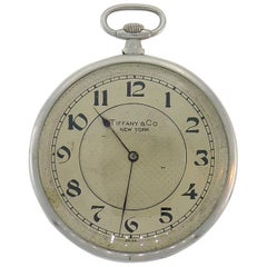 Vintage Tiffany & Co. Platinum Pocket Watch Pendant