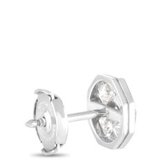 Tiffany & Co. Platinum Princess Cut 1.15 Ct Diamond Mosaic Earrings