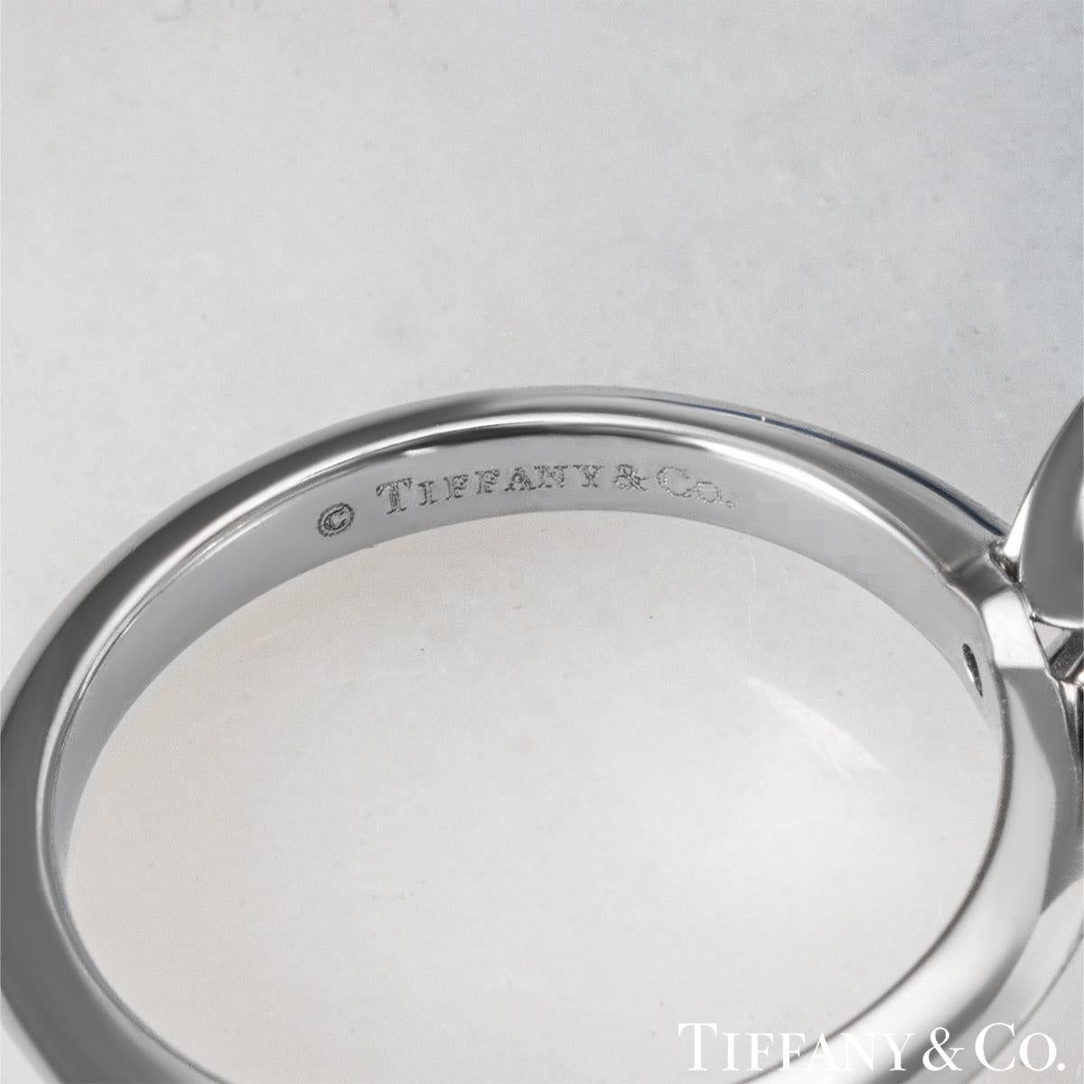 Tiffany & Co. Platin Diamantring mit Prinzessinnenschliff 2,04 Karat F/VS1 XXX Damen