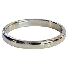 Tiffany & Co. Platin PT950 3mm breiter Ehering Größe US 9,75