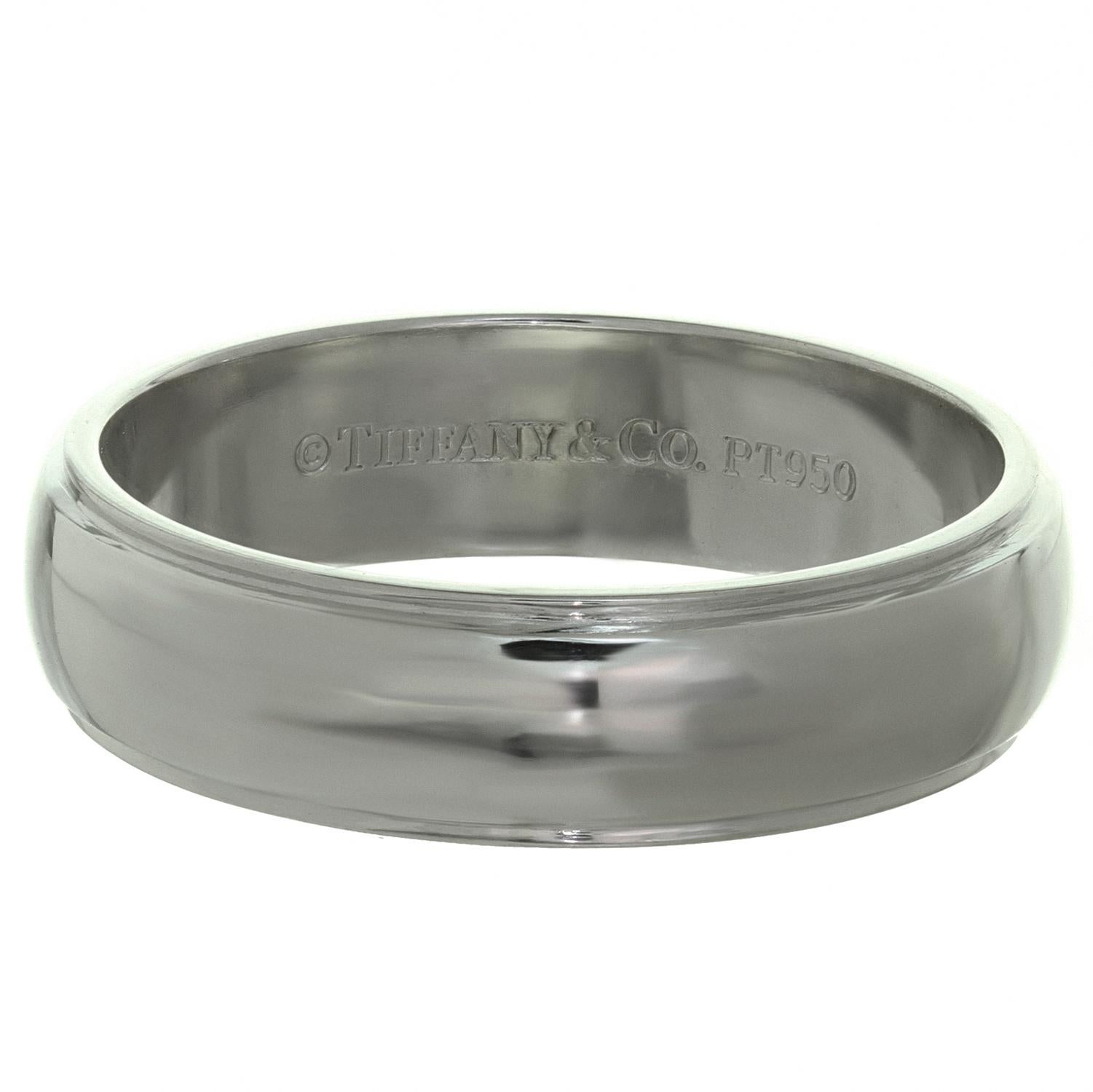Tiffany & Co. Alliance en platine à queue d'aronde en vente 1