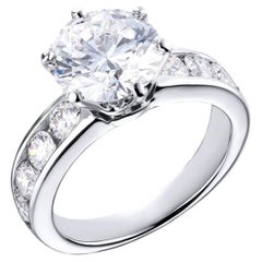 Tiffany & Co Anillo Platino Diamante Redondo 2, 29 ct D/IF