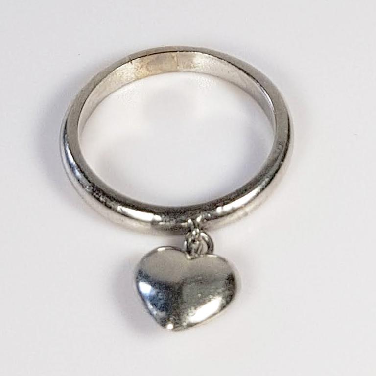 tiffany heart dangle ring
