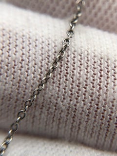 Tiffany & Co. Platinum Round 0.61ct Diamond Solitaire Pendant Necklace