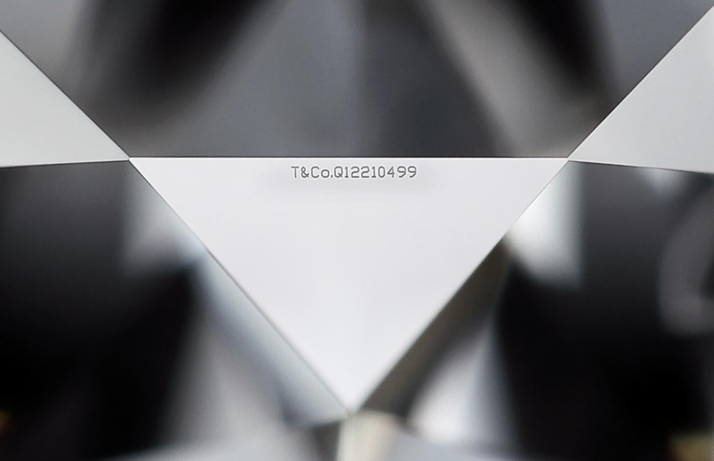 Tiffany & Co. Platinum Round 1.04 JVVS2 Diamond Solitaire Pendant Necklace 4