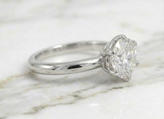 Tiffany & Co. Platinum Round Brilliant Diamond Engagement Ring 2.30 CT