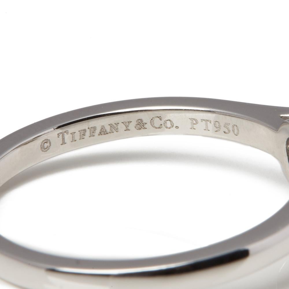 Tiffany & Co. Platinum Round Cut Diamond Flower Enchant Ring In Excellent Condition In Bishop's Stortford, Hertfordshire