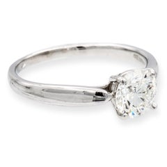 Tiffany & Co. Platinum Round Diamond Harmony Engagement Ring 1.15ct. IVS2