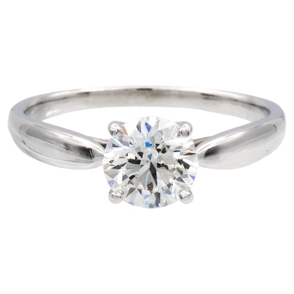 Tiffany & Co. Platinum Round Diamond Harmony Engagement Ring 1.15ct. IVS2