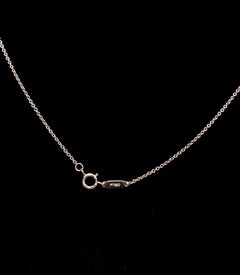 Tiffany & Co. Platinum Round Diamond Solitaire Pendant 0.17 Cts GVS2
