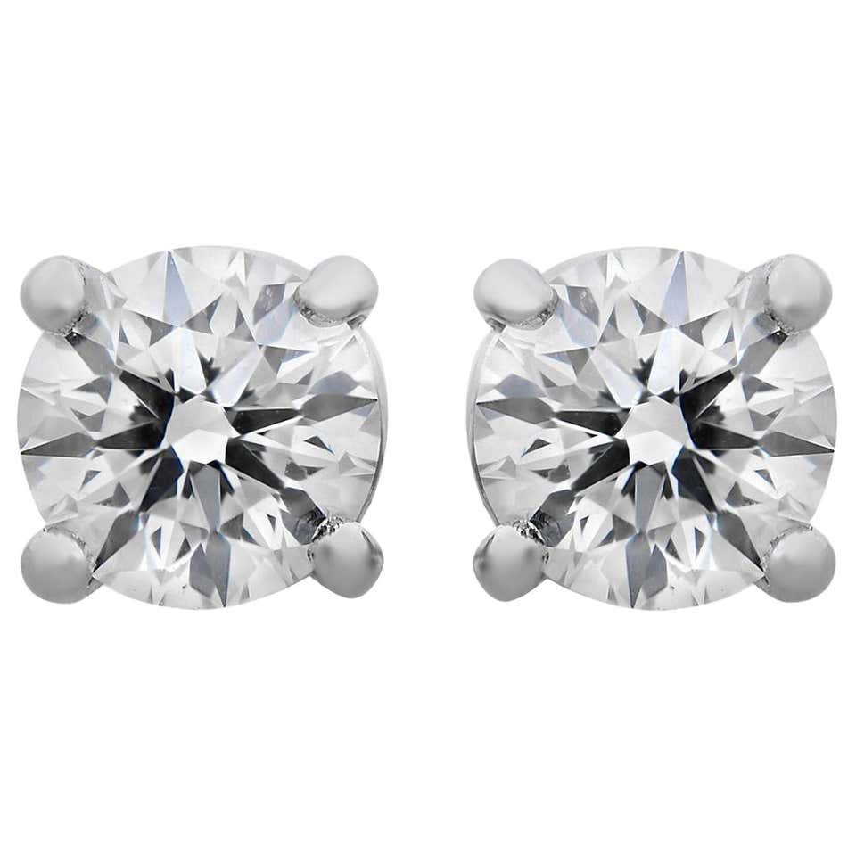 Tiffany and co round earrings Clearance