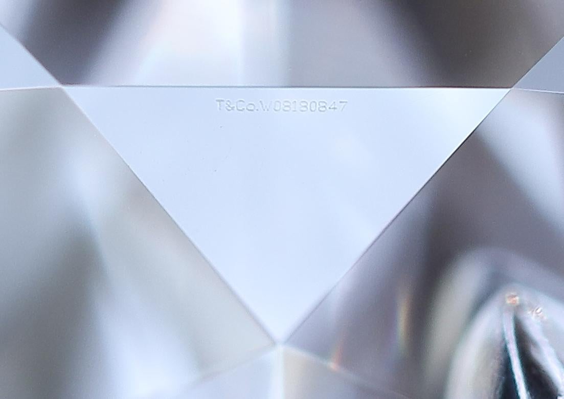 Tiffany & Co. Platinum Round Soleste Diamond Engagement Ring 1.48Cts TW GVVS2 4