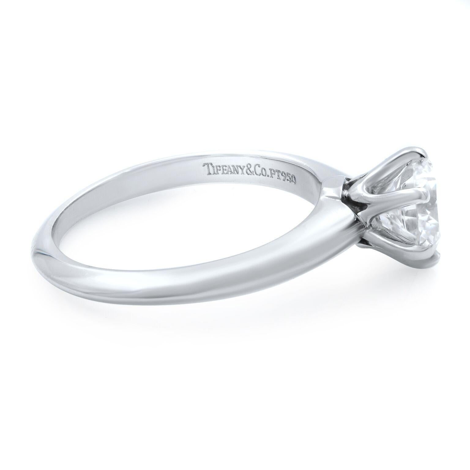 tiffany six prong solitaire