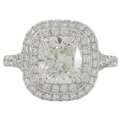 Tiffany & Co. Platinum Soleste 2 Carat Diamond Ring