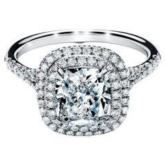 Tiffany & Co. Platinum Soleste 2 Carat Diamond Ring