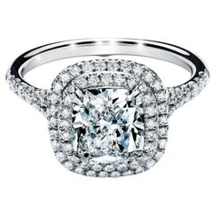 Tiffany & Co. Platinum Soleste 2 Carat Diamond Ring