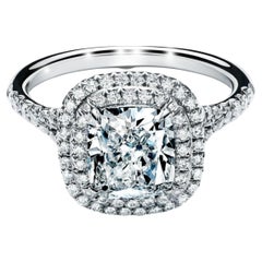 Tiffany & Co. Platinum Soleste 2.04 Carat Diamond Ring