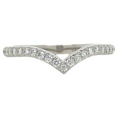 Tiffany & Co Platinum Soleste Diamond Ring 0.17ct