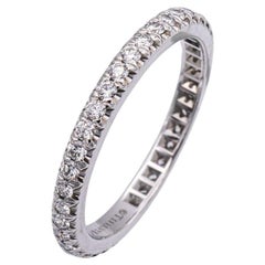 Tiffany & Co. Platinum Soleste Full Circle Round Diamond Band .31 Ct