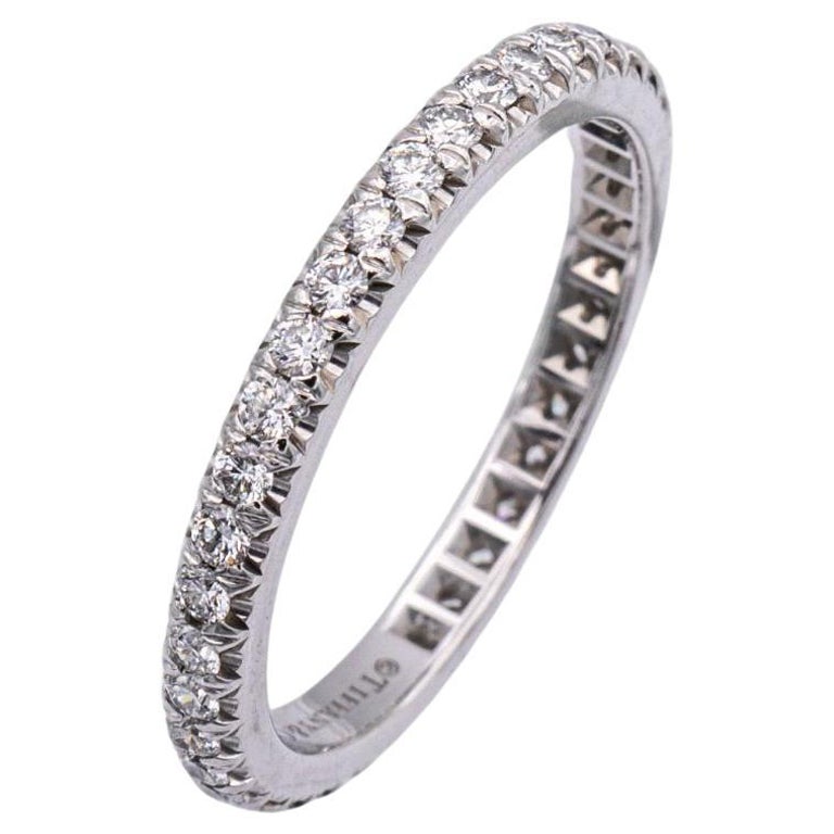 Tiffany & Co. Platinum Soleste Full Circle Round Diamond Band .31 Carat