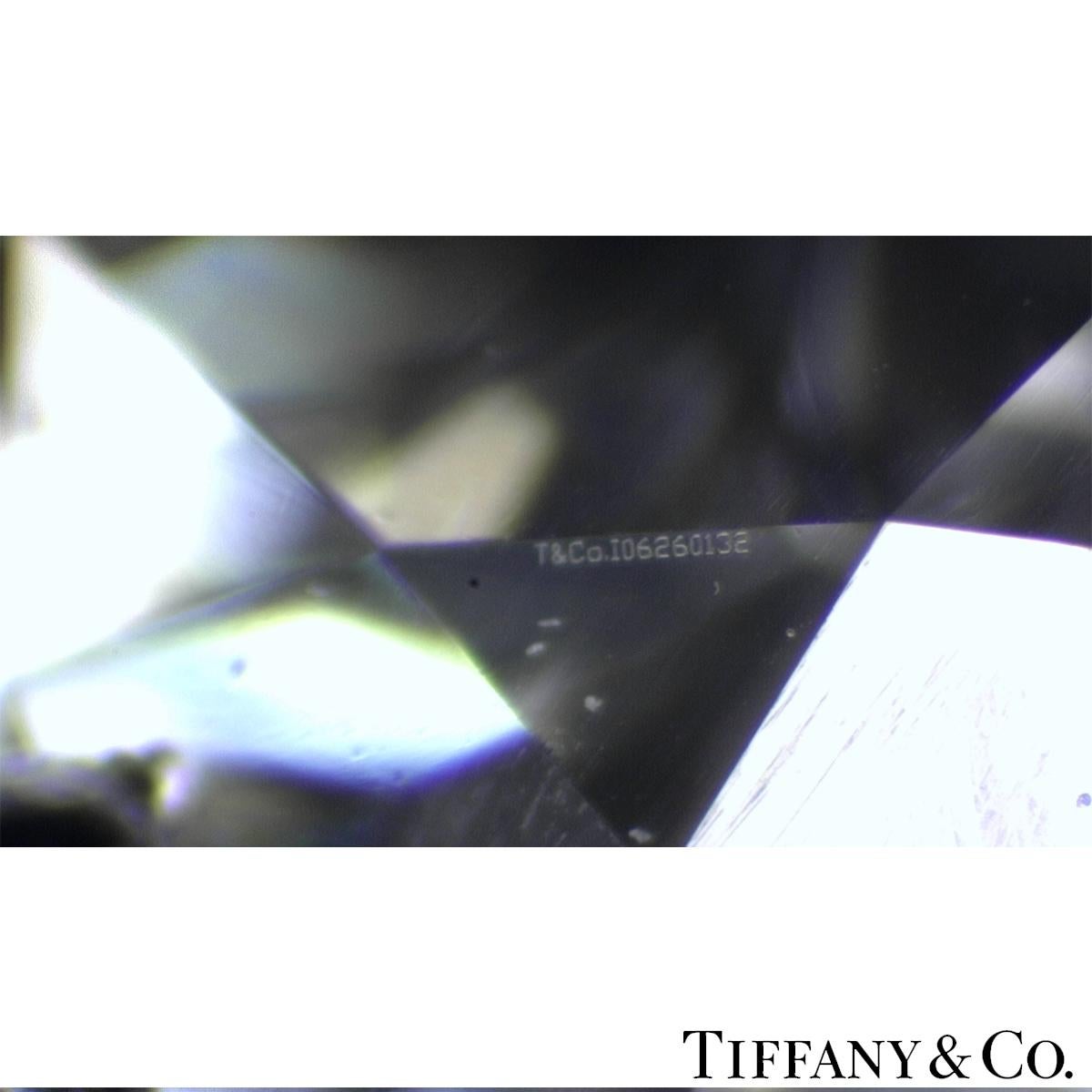 Women's Tiffany & Co. Platinum Solitaire Diamond Stud Earrings