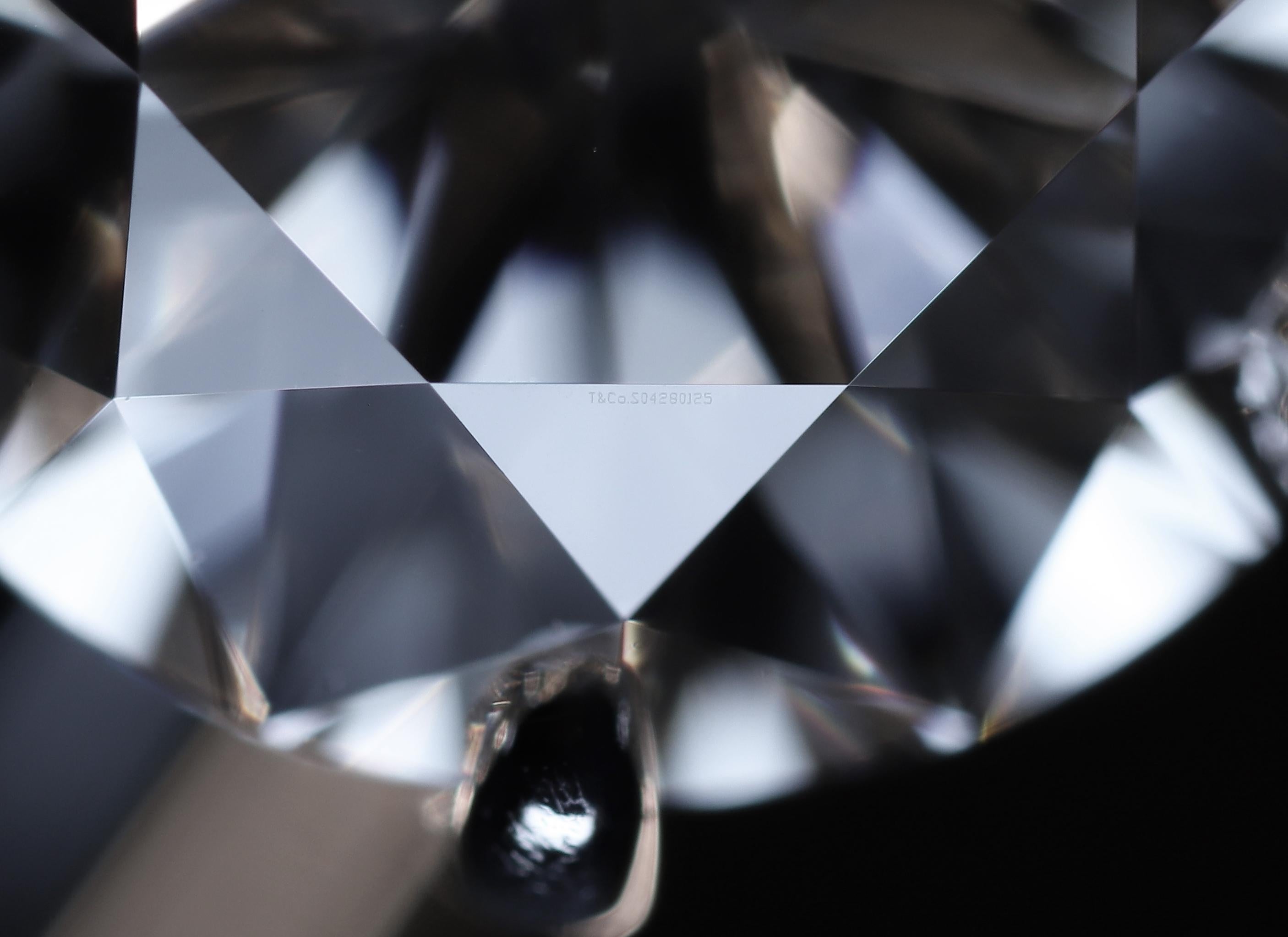 Tiffany & Co Platinum Solitaire GIA Round Diamond Engagement Ring .90 G VVS2 en vente 7