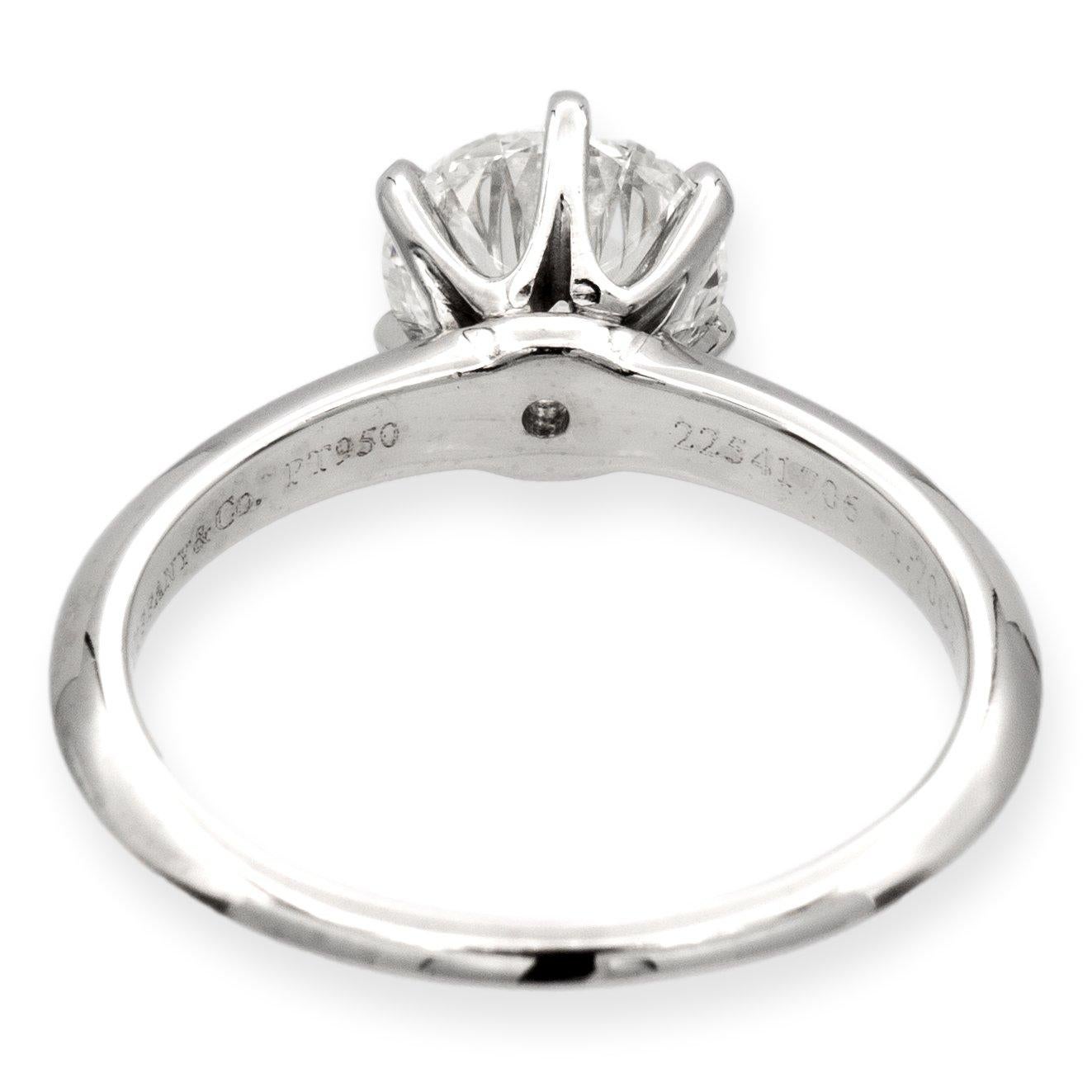 tiffany solitaire engagement ring