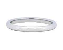 Tiffany & Co. Platinum Stacking Band Ring
