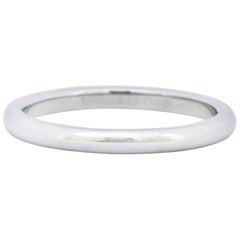 Tiffany & Co. Platinum Stacking Band Ring