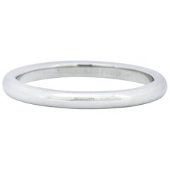 Tiffany & Co. Platinum Stacking Band Ring