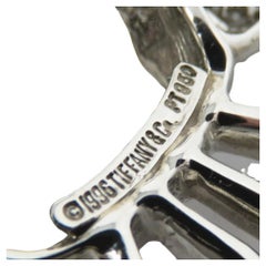 Tiffany & Co. Platinum Tahitian Pear Crab Diamond Pave Brooch