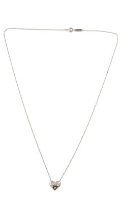 Tiffany & Co Platinum Tiffany Diamond Etoile Heart Necklace #18136