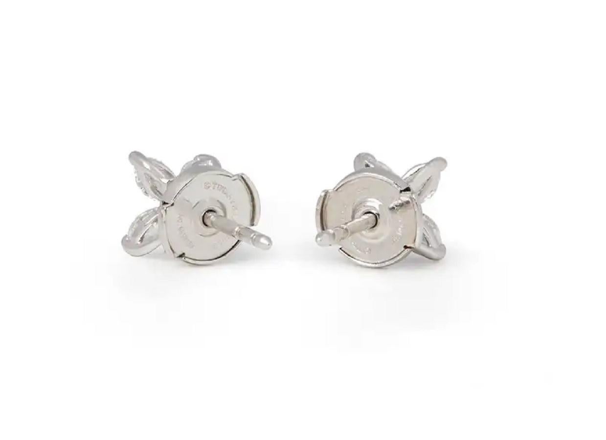 tiffany solitaire diamond earrings
