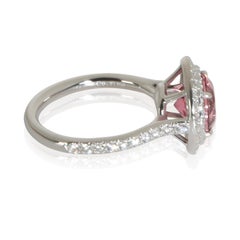 Tiffany & Co. Platinum Tourmaline and Diamond Soleste Ring