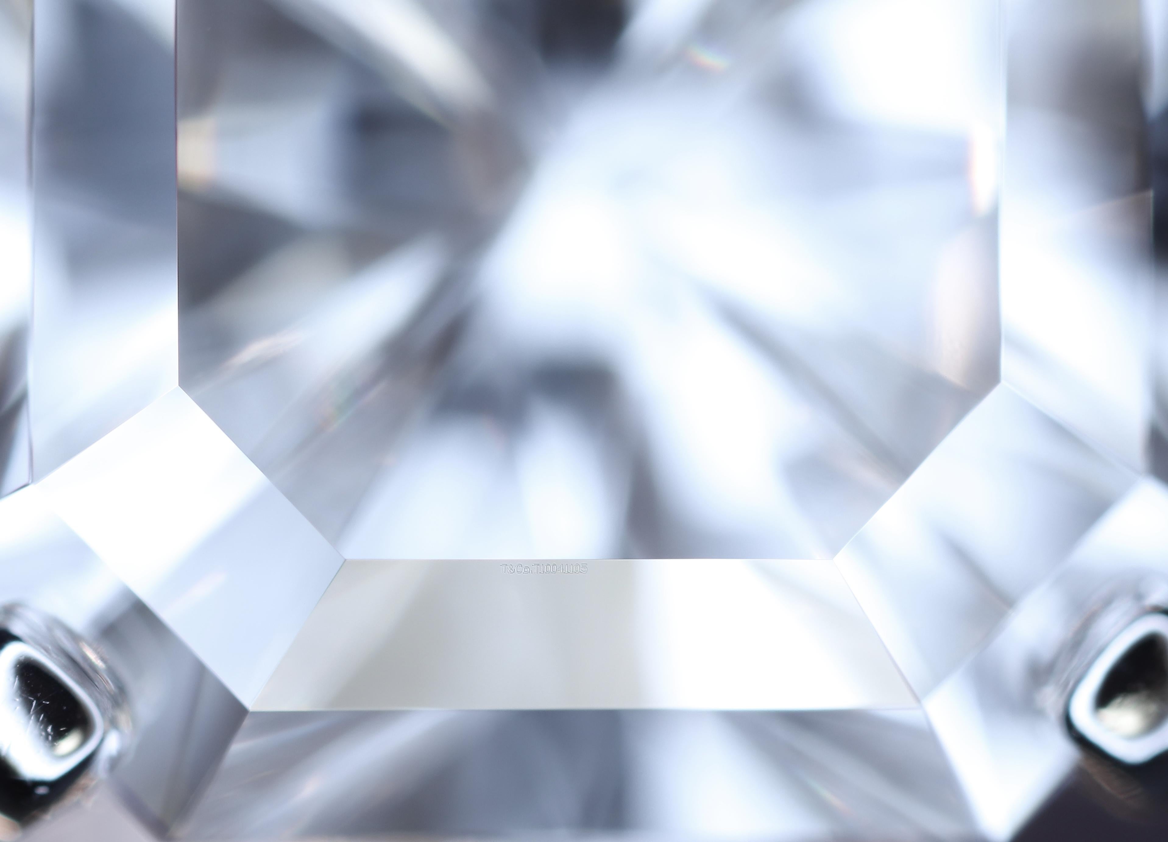 Tiffany & Co. Platinum True Cut Diamond Engagement Ring 1.04ct E VVS1 6
