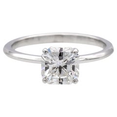 Tiffany & Co. Platinum True Cut Diamond Engagement Ring 1.04ct E VVS1