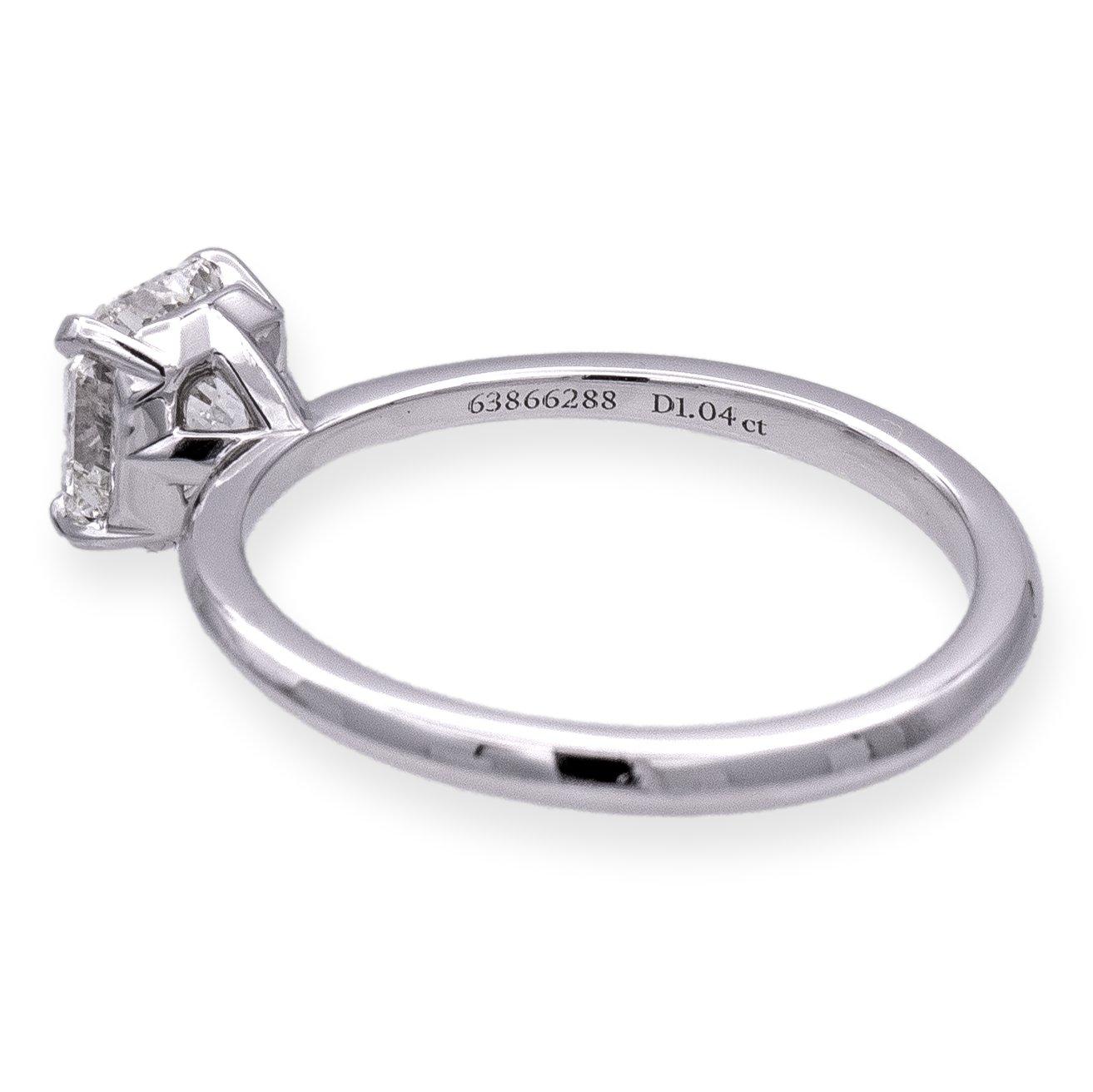 Tiffany & Co. Verlobungsring aus Platin mit True Cut-Diamant 1,04 Karat I VVS1 Damen
