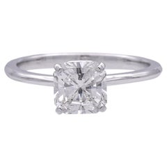 Tiffany & Co. Platinum True Cut Diamond Engagement Ring 1.04ct I VVS1