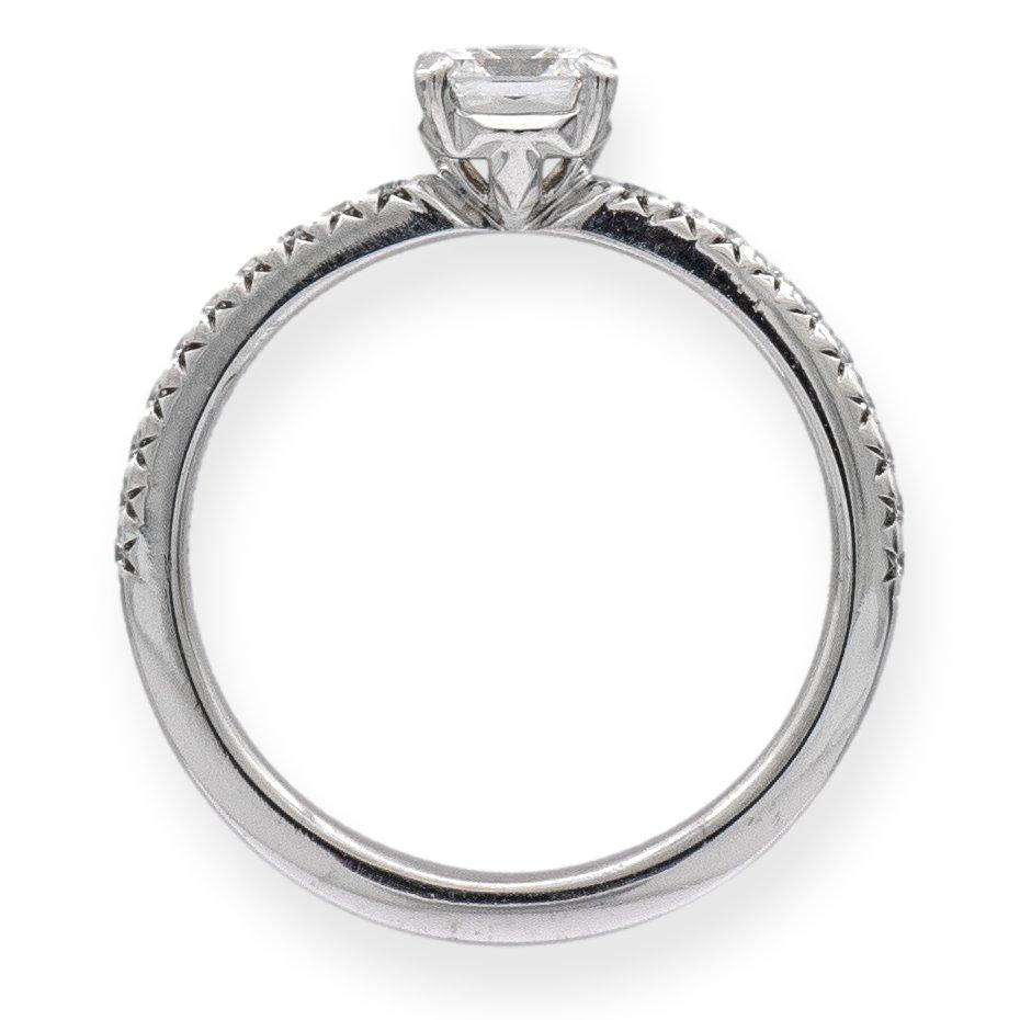 Tiffany & Co. Verlobungsring aus Platin mit wahrem Diamantschliff .59ct TW FVS1 Damen