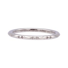 Tiffany & Co. Platinum True Wedding Band Ring, 1.5mm, Size 6