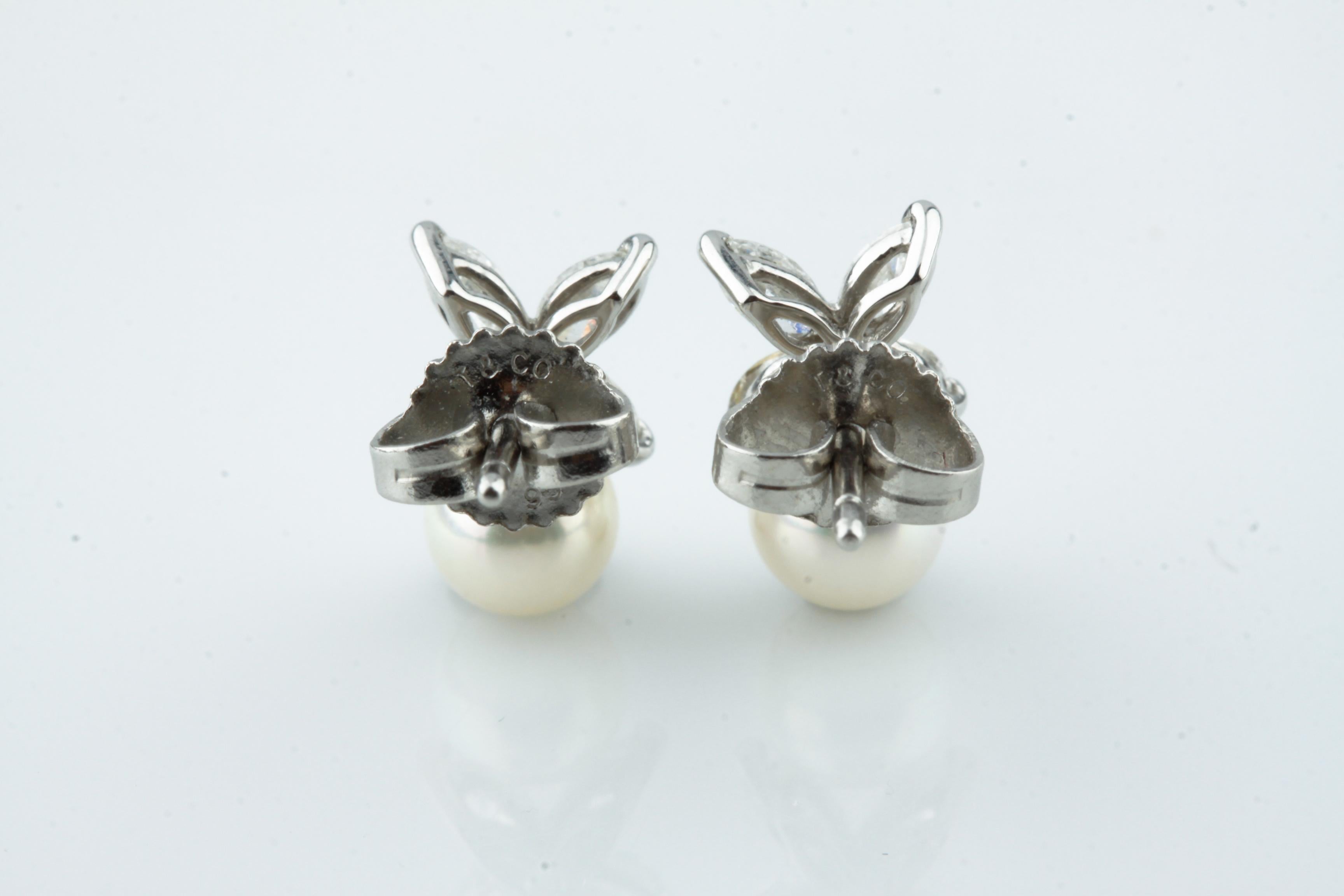 tiffany victoria earrings pearl