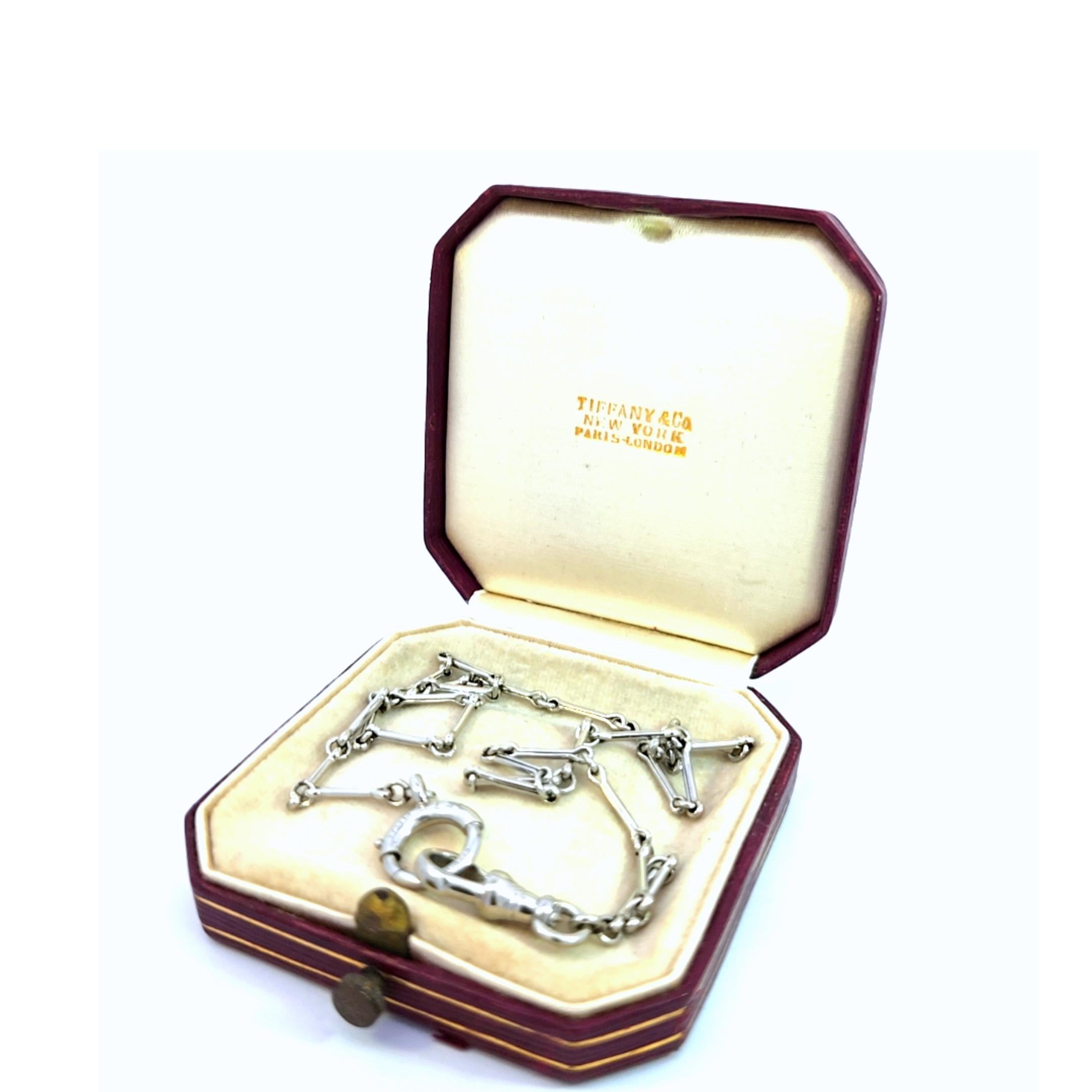 Tiffany & Co. Catena per orologi in platino 2