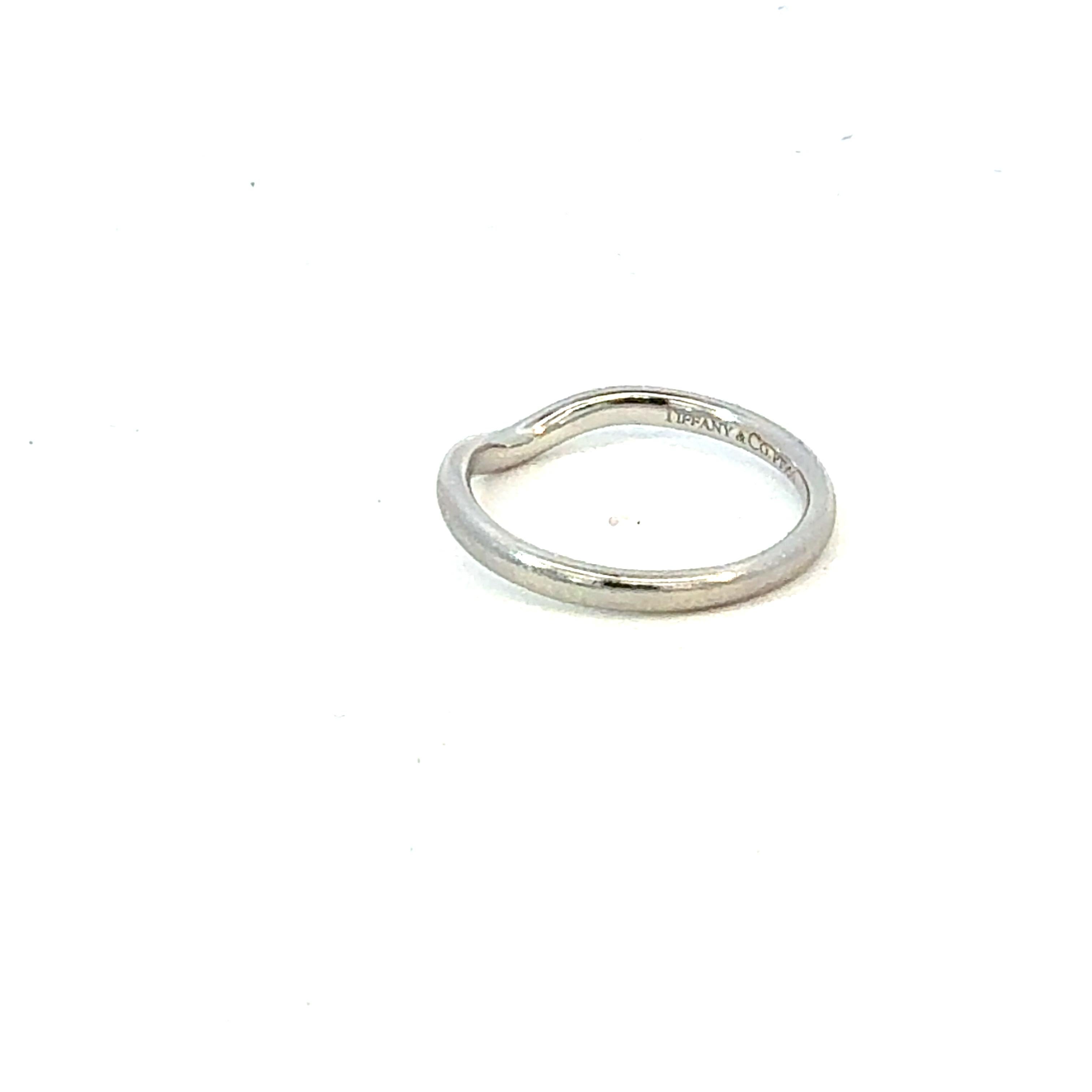 Bague Tiffany & Co, taille 7 par Elsa Peretti, 2,2 mm, ancienne propriété