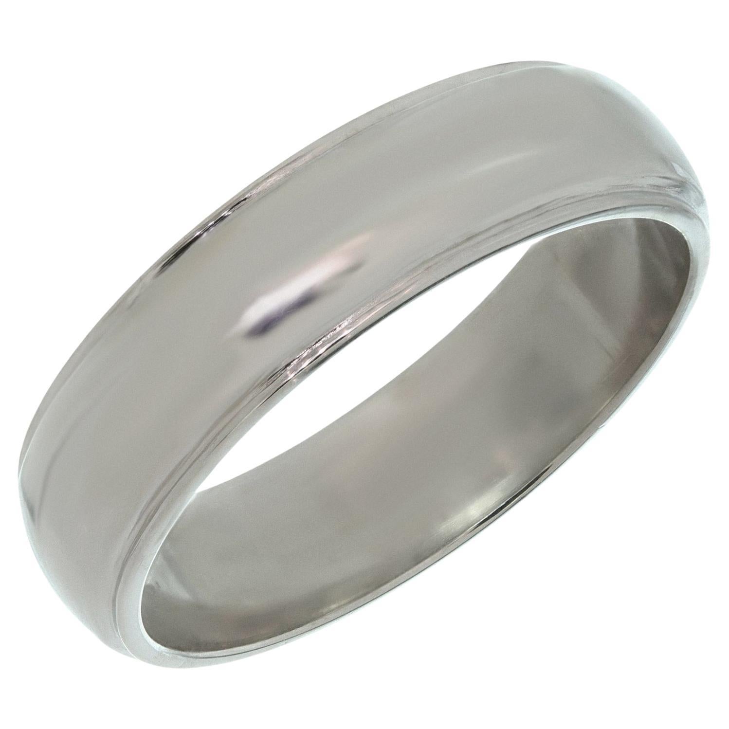 Tiffany & Co. Platinum Wedding Band Ring 11.5 For Sale