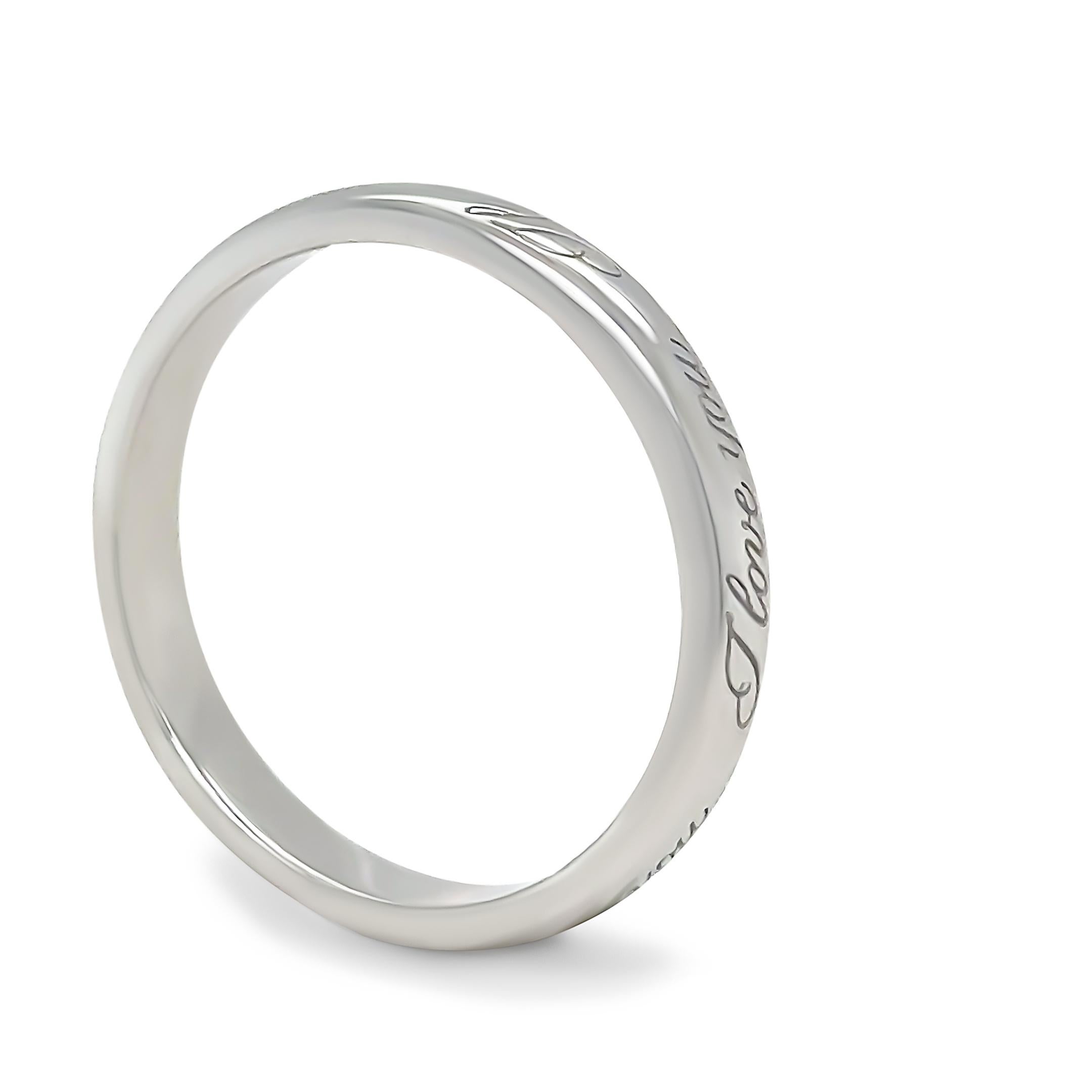  Alliance Tiffany & Co (I Love You) 4,43 g Pour femmes 