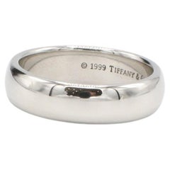 Tiffany & Co. Platinum Wedding Band Ring 6MM 1999