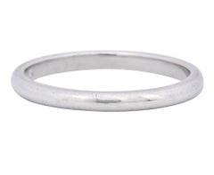 Tiffany & Co. Platinum Wedding Band Ring