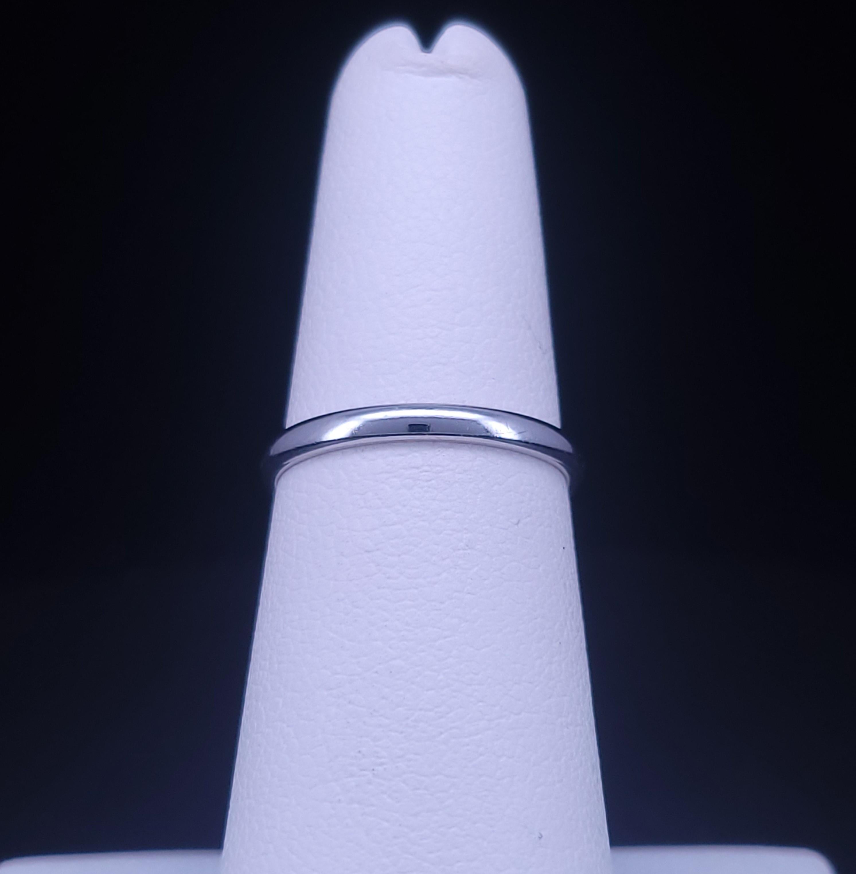 Tiffany & Co. Platin-Hochzeitsring im Angebot 2