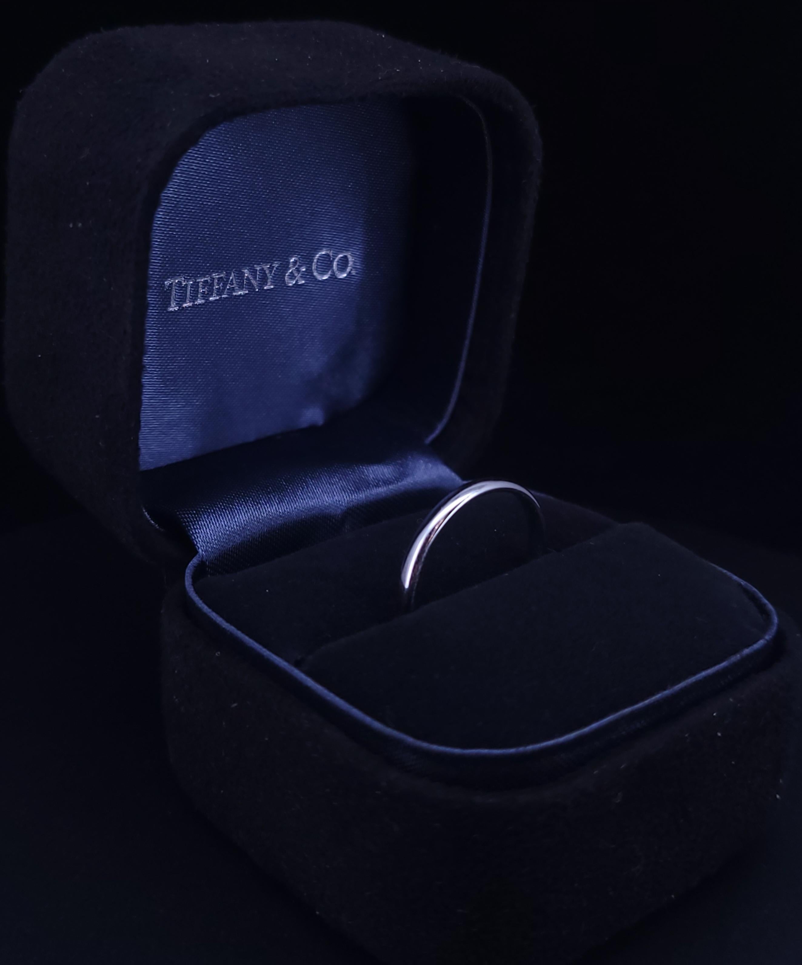 Tiffany & Co. Platin-Hochzeitsring im Angebot 4